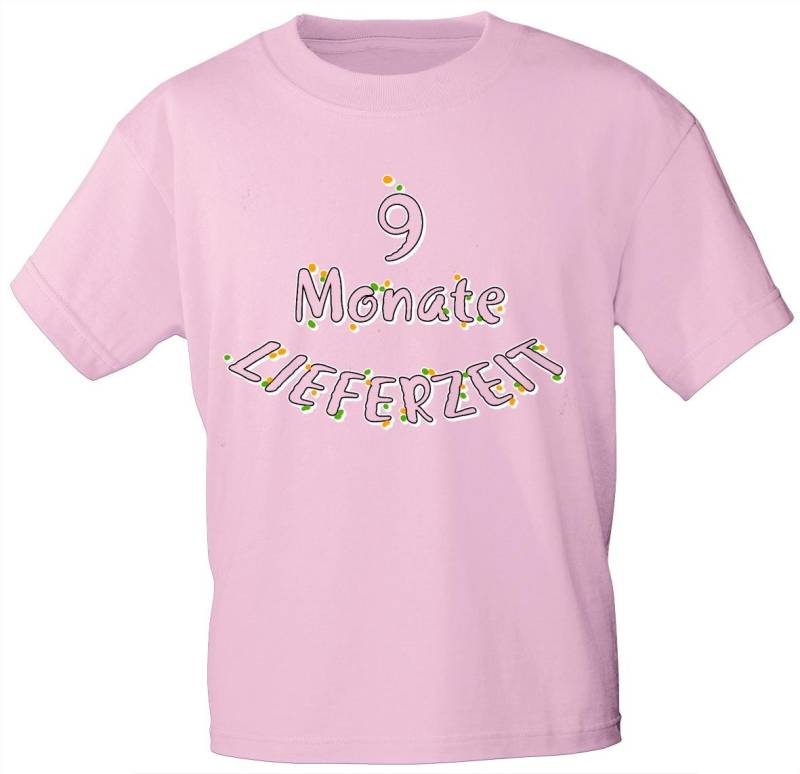 Kinder T-Shirt Print - 9 Monate Lieferzeit Gr. 86-164 08259 Rosa von Kreativhaeuschen
