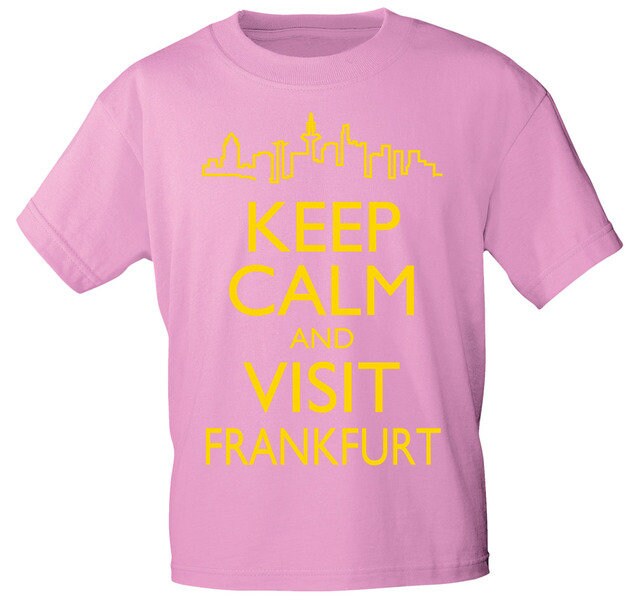 T-Shirt Keep Calm & Visit Frankfurt 12914 von Kreativhaeuschen