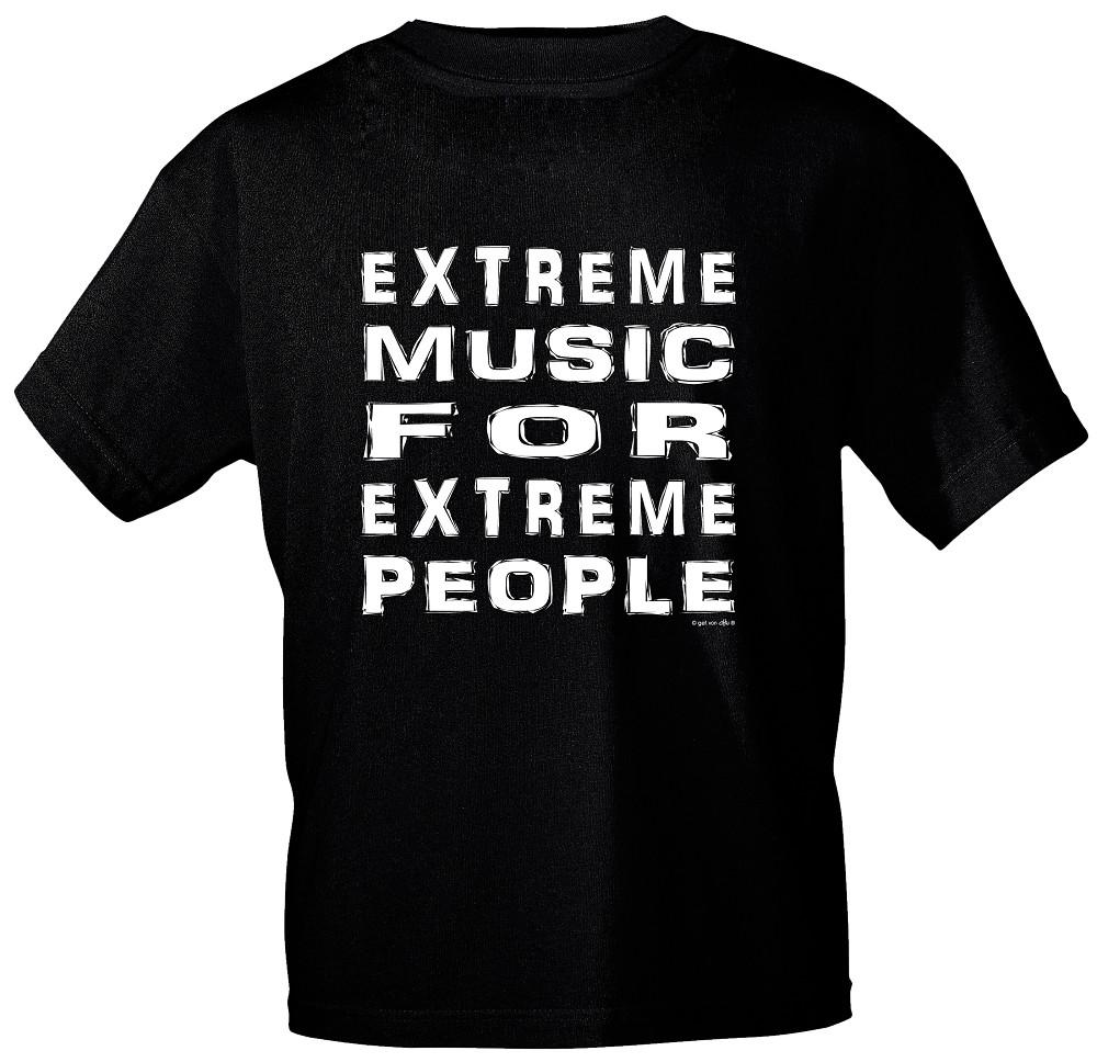 T-Shirt Mit Print - Extreme Music Gr. S-2xl 10304 Schwarz von Kreativhaeuschen