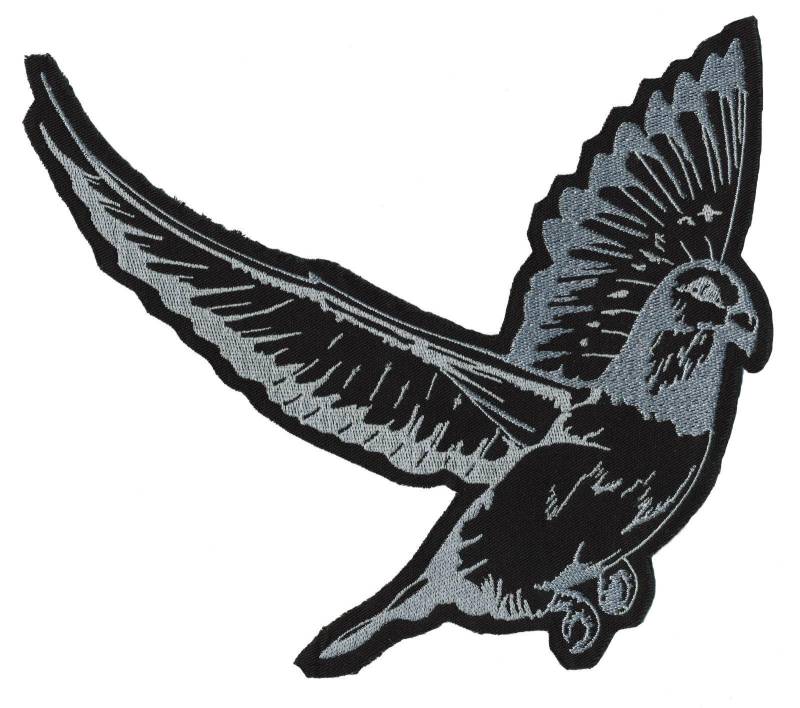 Xxl Aufnäher Applikation Patch - Taube Turteltaube Gr. Ca. 23 X 30 cm 07393 von Kreativhaeuschen