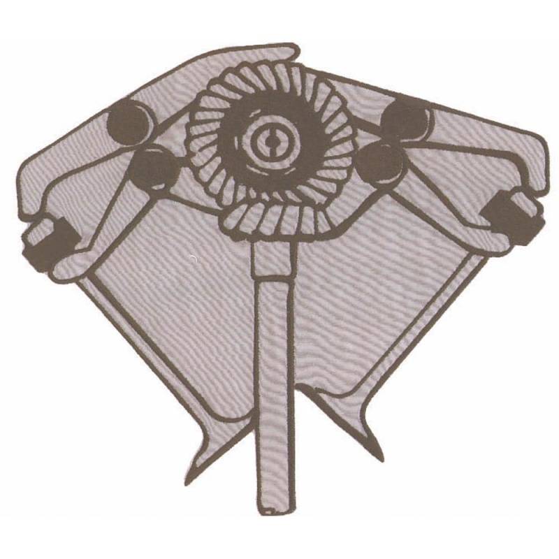 Xxl Aufnäher Patch Applikation - Motor Motorblock Gr. Ca. 21 X 24 cm 08531 von Kreativhaeuschen