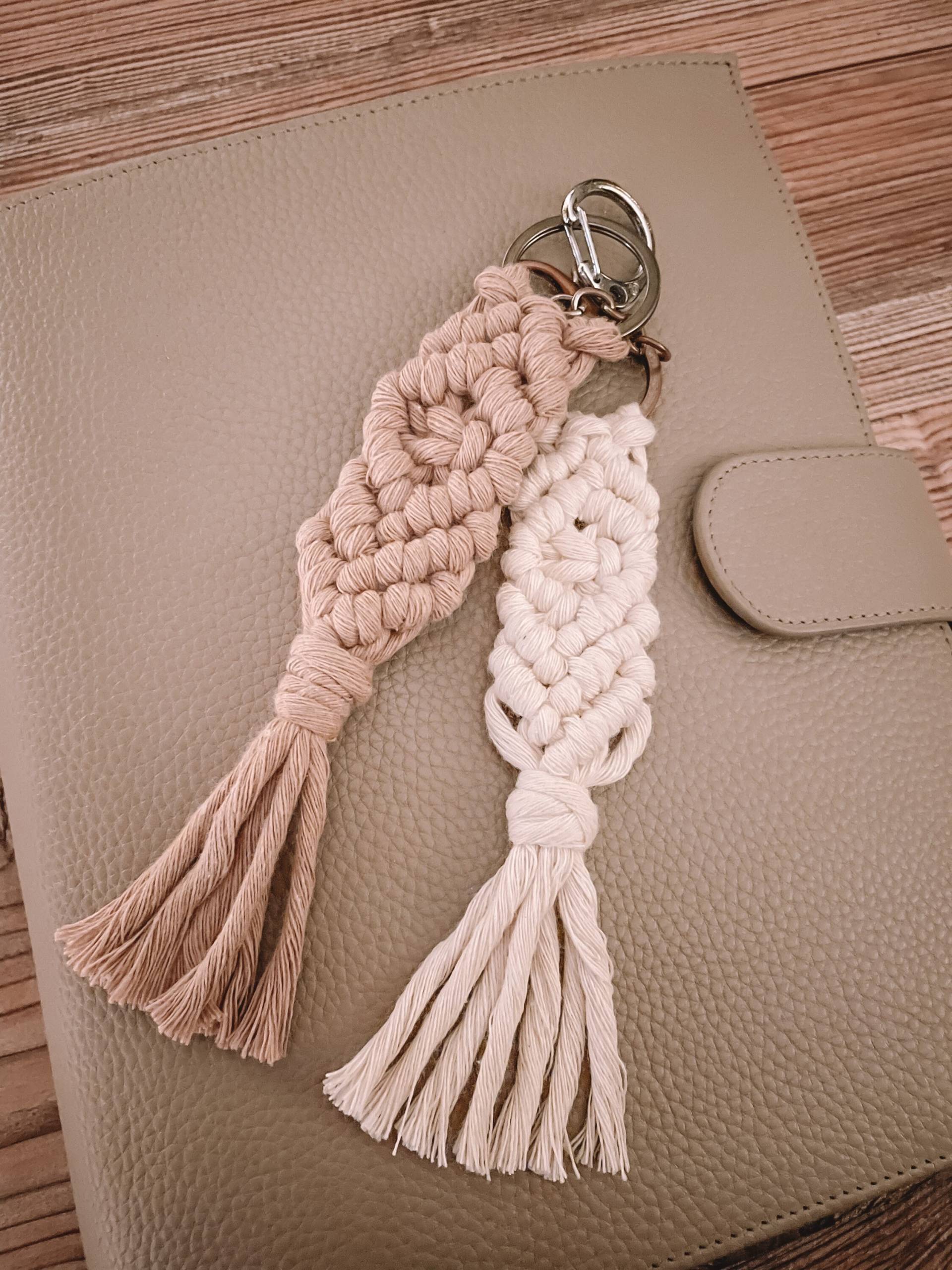 Boho Makramee Schlüsselanhänger Boho Makramee Schlüsselanhänger von Kreativlaedchenkatlx