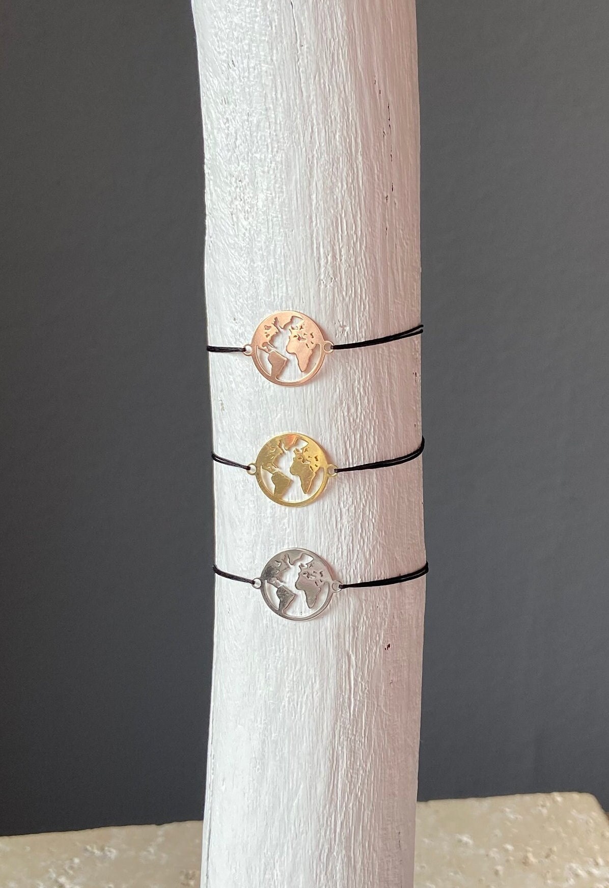 Armband Weltkugel 925Er Silber von Kreativmafia