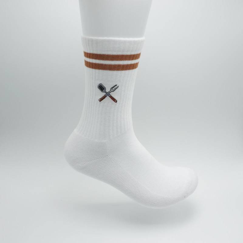 Barbecue Socken Mit Grillbesteck - Geschenk Für Männer Oder Selbst Tragen Grill Vatertagsgeschenk Bbq 39-46 von KreativoBasteln