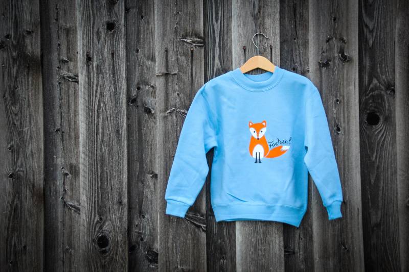 Kinder Sweatshirt "Fuchsal" von Kreativplatzl