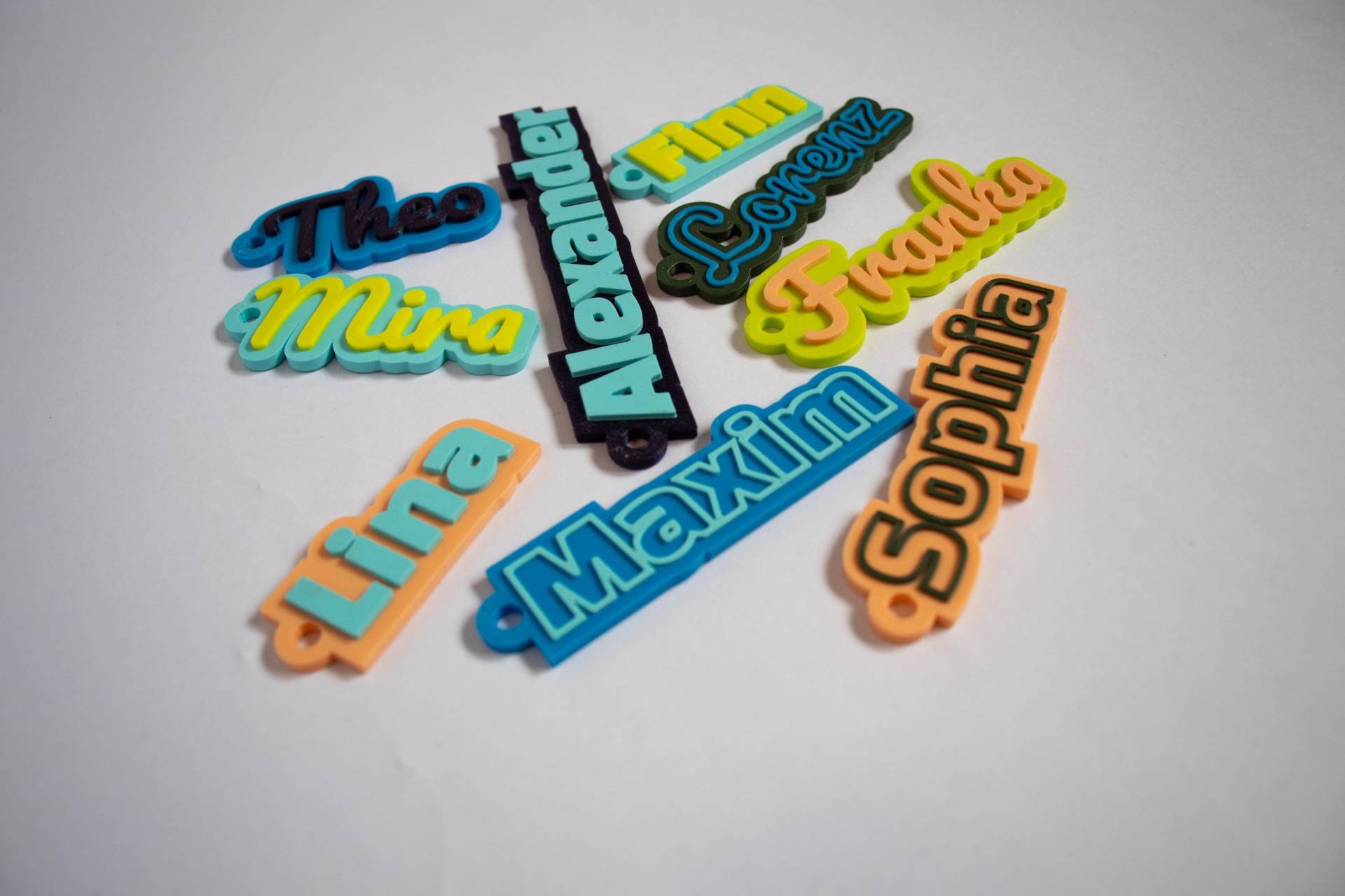 Anhänger Leo - Personalisierter Schlüsselanhänger 3D-Gedruckt Wunschname Aus Pla Geschenkidee Für Kinder & Erwachsene von KreativstueckNicola