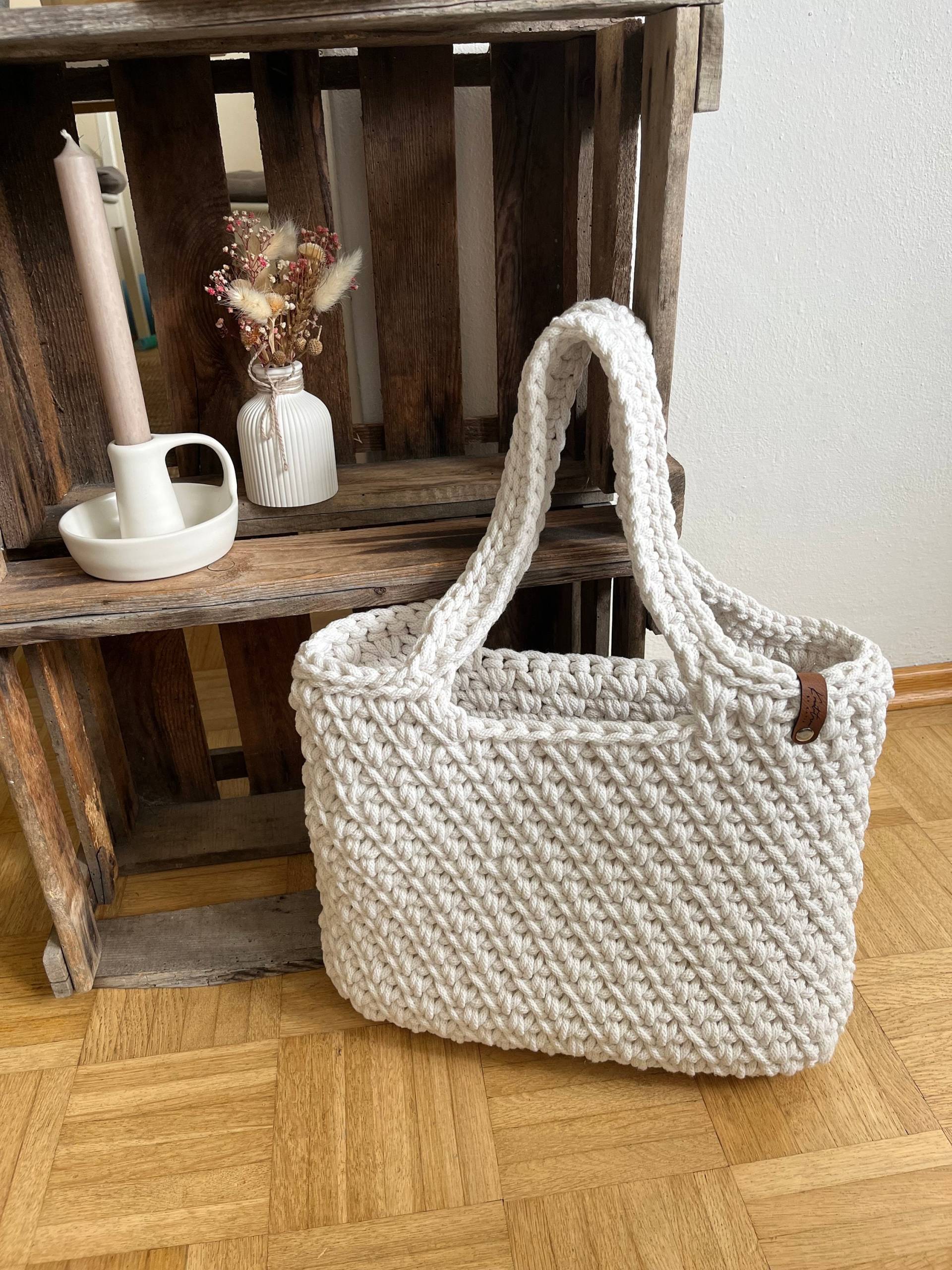 Shopper | Gehäkelte Tasche Moderne Gehäkelter Häkeltasche Shopper | Gehäkelte Tasche Moderne Gehäkelter Häkeltasche von KreativtraumbyKatja