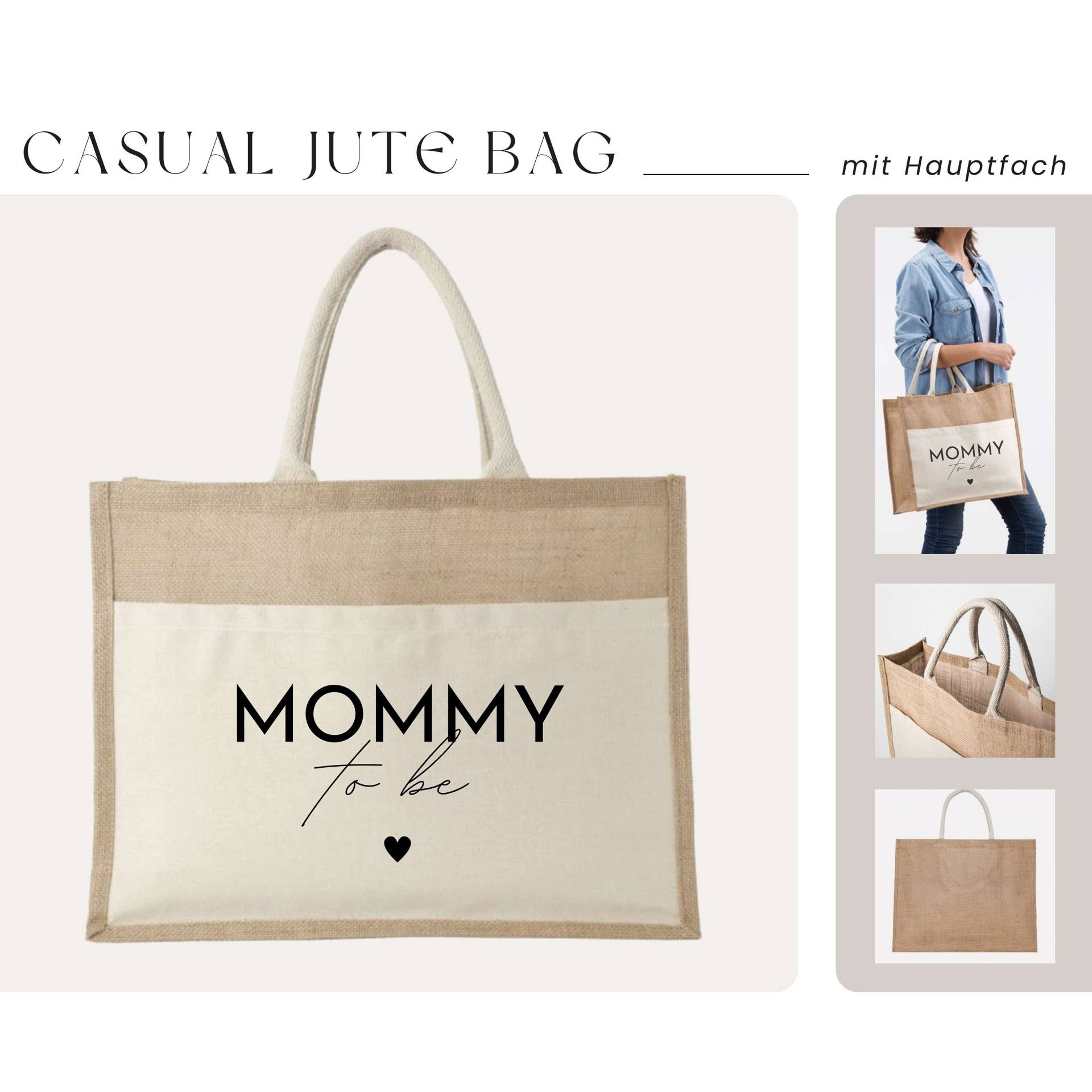 Eco Jute Tasche, Mommy To Be, Einkaufstasche, Designer Shopper, Geschenk, Schwangere, Werdende Mütter Eco Jute Tasche, Mommy To Be, Einkaufstasche, Designer Shopper, Geschenk, Schwangere, Werdende Mütter von KreativundFlauschig