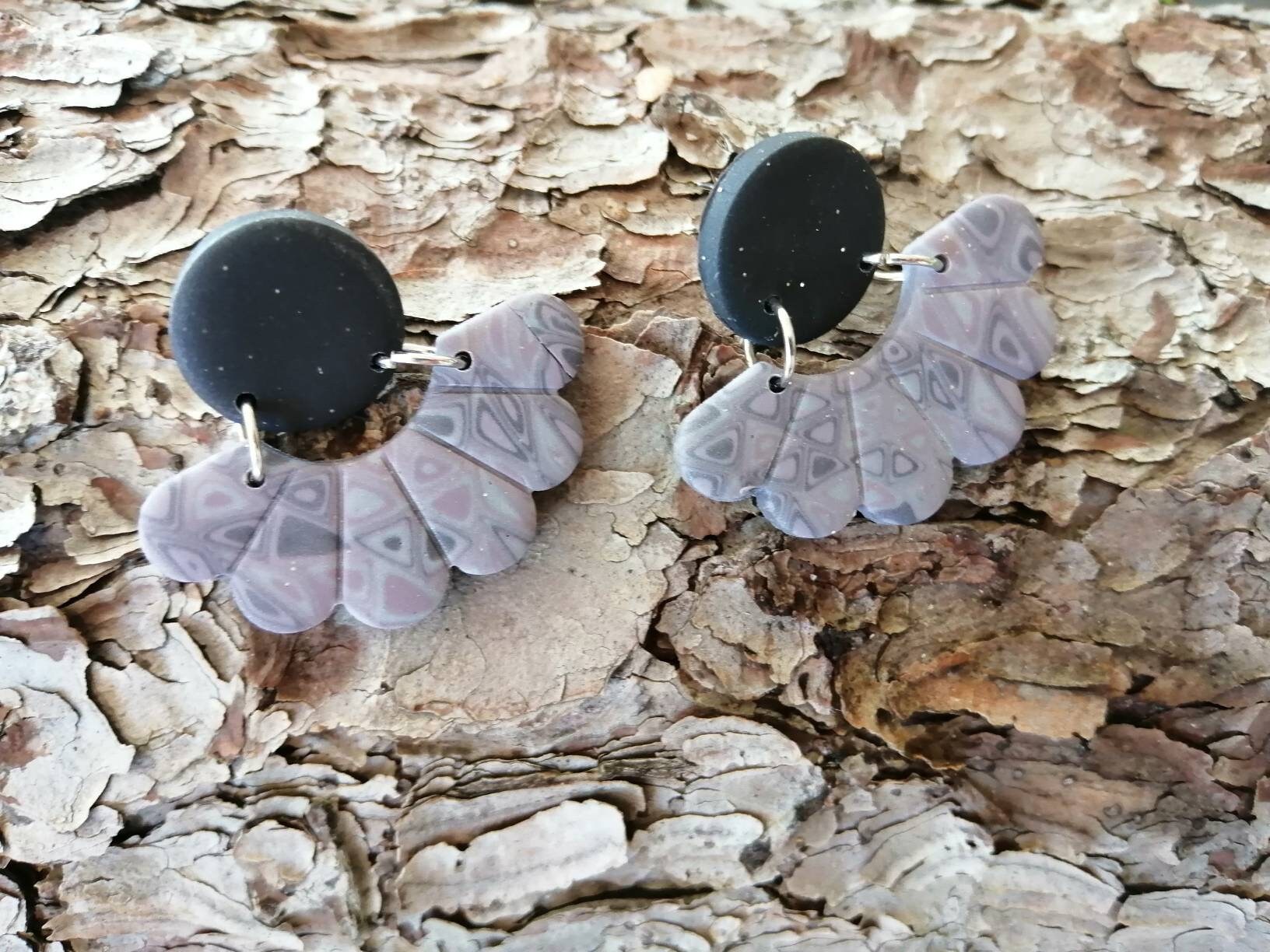 Polymer Clay Ohrringe, Handgefertigt, Unikat, Statement Geschenk Frau Polymer Clay Ohrringe, Handgefertigt, Unikat, Statement Geschenk Frau von KreativwerksByNicole