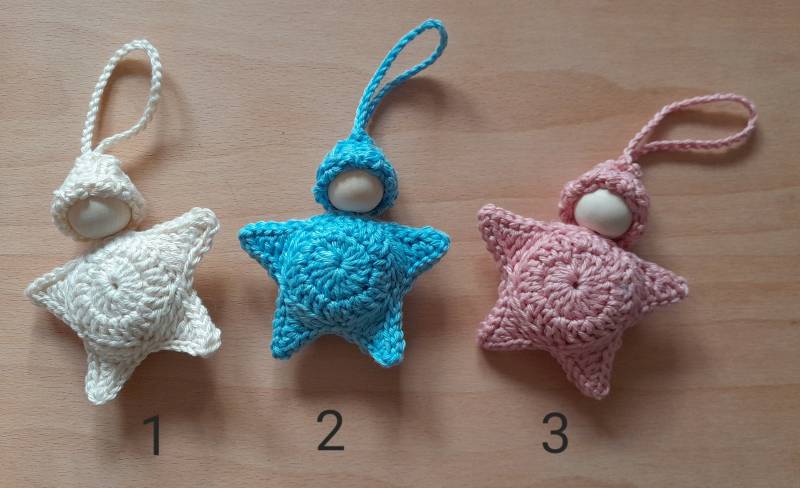 Sorgenwürmchen, Worms, Stern, Kinder, Geschenk, Glückswürmchen von KreativwerksByNicole