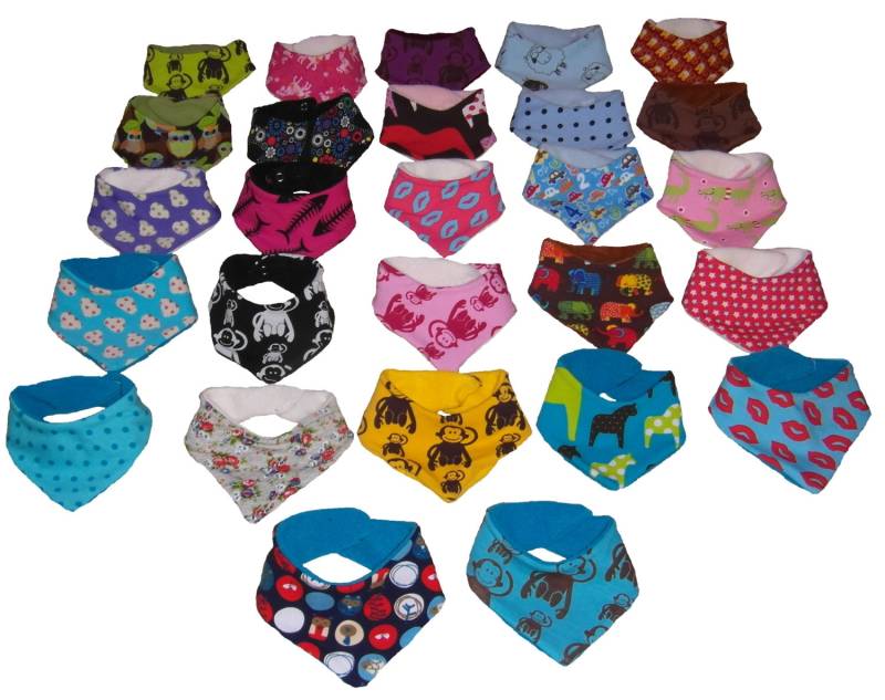 Dreieckstuch Baby Sabbertuch Spucktuch 0-1, 5Jahren von Kreativwerkstatt2011