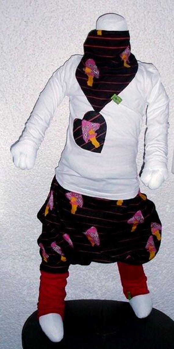 Setpumphose, Pulli, Halstuch, Beaniegr.98/104 von Kreativwerkstatt2011