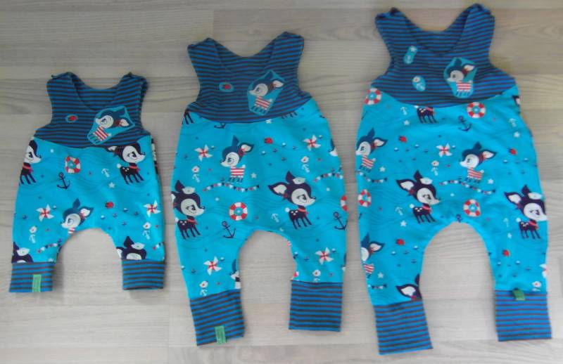 strampler Baby Newborn Rehkitz Maritim Türkis Oder Rosa Mehere Größen Verfügbar von Kreativwerkstatt2011