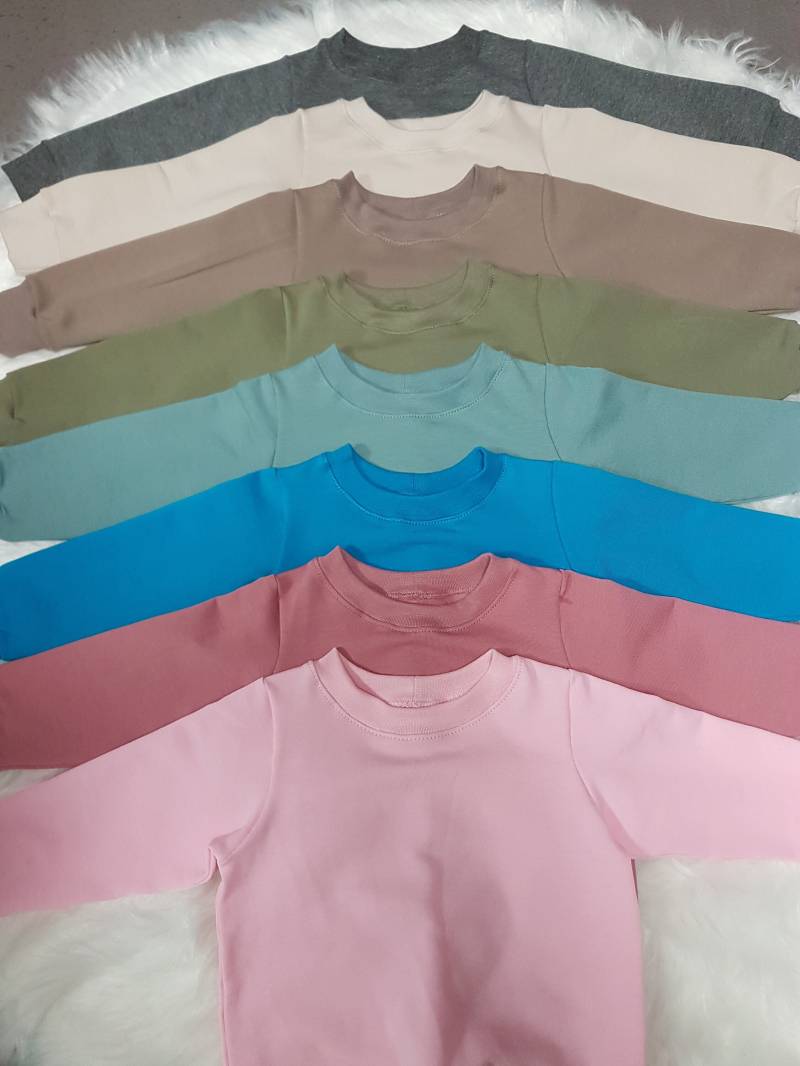 Handmade Sweater Uni Basics Einfarbig Grau Meliert Sand Braun Khaki Mintgrün Blau Altrosa Rosa Handmade Sweater Uni Basics Einfarbig Grau Meliert Sand Braun Khaki Mintgrün Blau Altrosa Rosa von KreativwerkstattLena