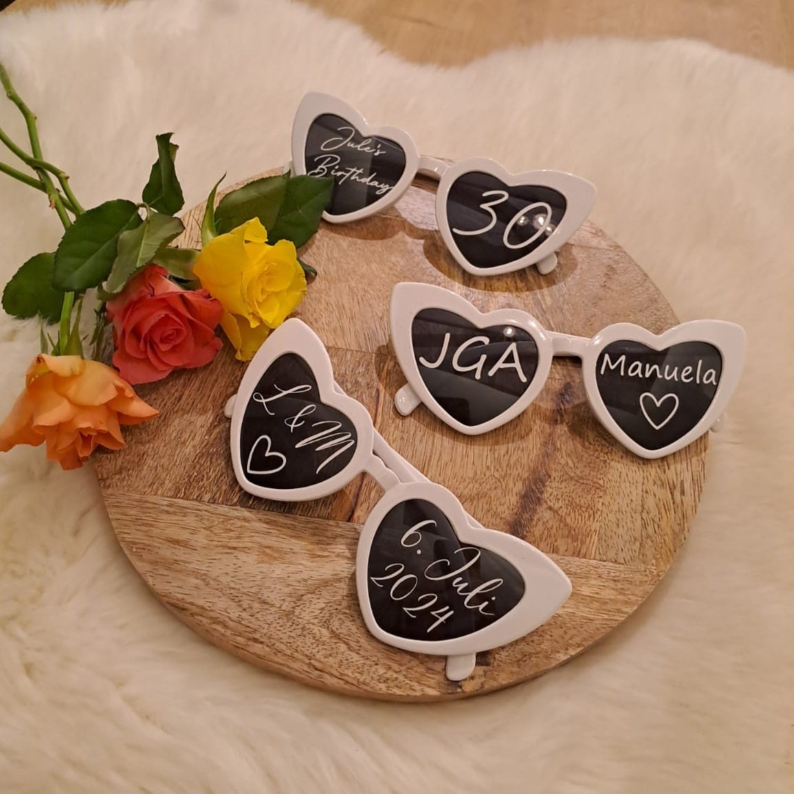 Herzsonnenbrille, Personalisierte Brille, Sonnenbrille, Geschenk, Accessoires, Party Gadget, Hochzeitstrend, Trend Herzsonnenbrille, Personalisierte Brille, Sonnenbrille, Geschenk, Accessoires, Party Gadget, Hochzeitstrend, Trend von KreativzimmerByMo