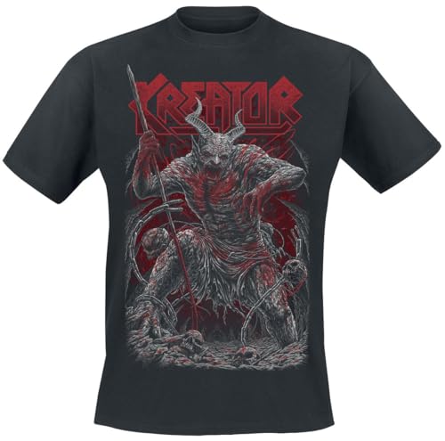 Kreator Bloody Demon Männer T-Shirt schwarz XL 100% Baumwolle Band-Merch, Bands von Kreator