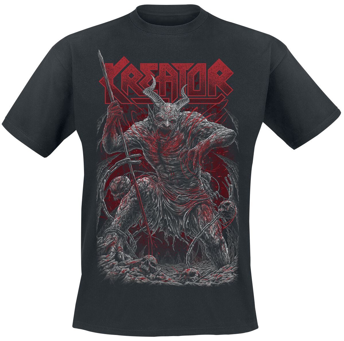 Kreator Bloody Demon T-Shirt schwarz in XXL von Kreator