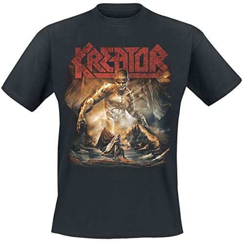 Kreator Flag of Hate Männer T-Shirt schwarz L 100% Baumwolle Band-Merch, Bands von Kreator