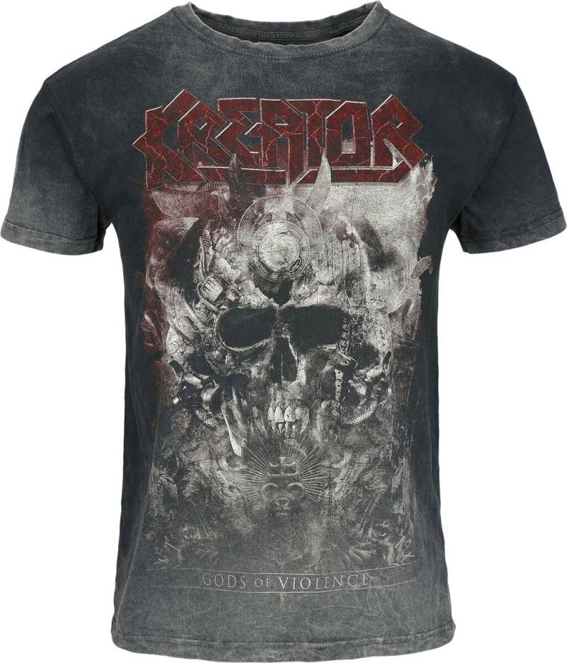 Kreator Gods Of Violence T-Shirt anthrazit in M Kreator Gods Of Violence T-Shirt anthrazit in M von Kreator