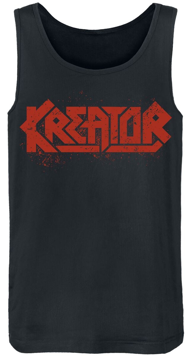 Kreator Hate Über Alles Logo Tank-Top schwarz in M von Kreator