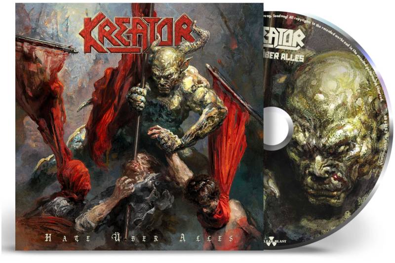 Kreator Hate über alles CD multicolor von Kreator