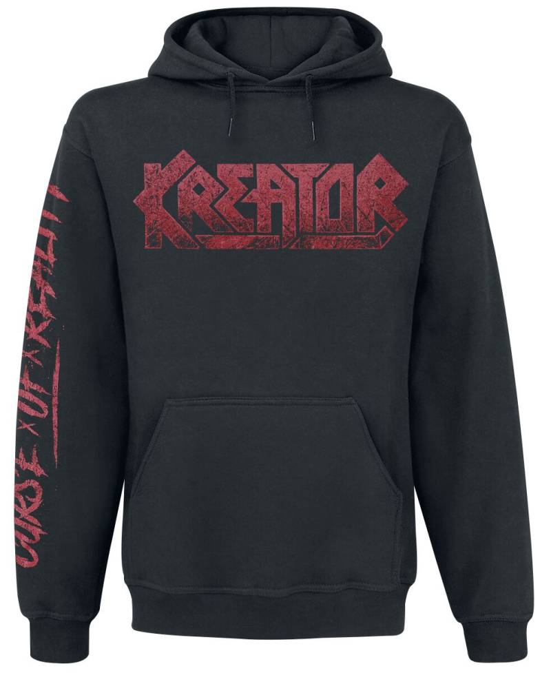 Kreator Kapuzenpullover - Curse of Reality - M bis XXL - für Männer - Größe XL - schwarz  - Lizenziertes Merchandise! von Kreator