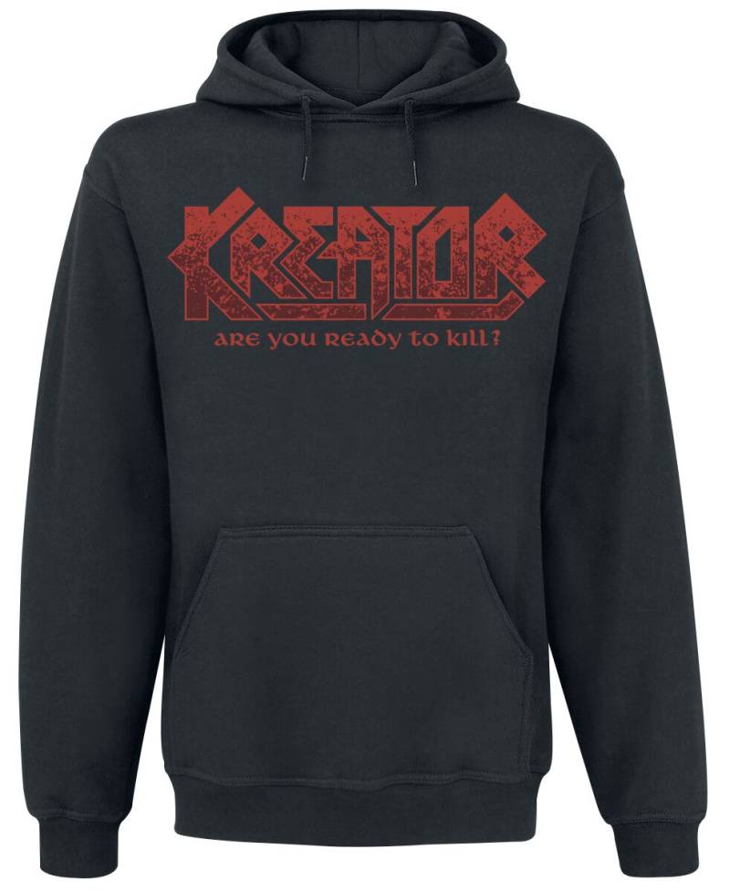 Kreator Kapuzenpullover - Ready To Kill - S bis 3XL - für Männer - Größe M - schwarz  - Lizenziertes Merchandise! von Kreator