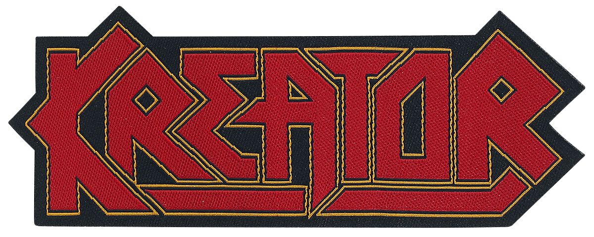 Kreator Kreator Logo Patch schwarz rot von Kreator