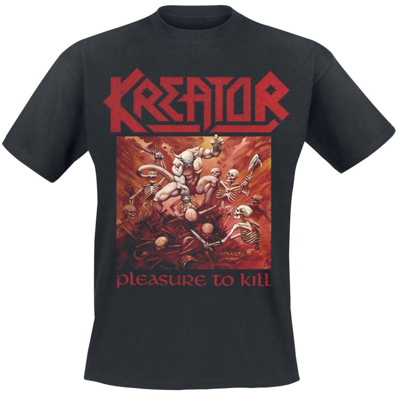 Kreator Pleasure To Kill T-Shirt schwarz in XXL von Kreator