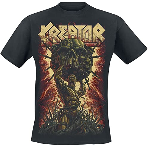 Kreator Strongest of The Strong Männer T-Shirt schwarz L 100% Baumwolle Band-Merch, Bands von Kreator