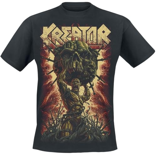 Kreator Strongest of The Strong Männer T-Shirt schwarz M 100% Baumwolle Band-Merch, Bands von Kreator