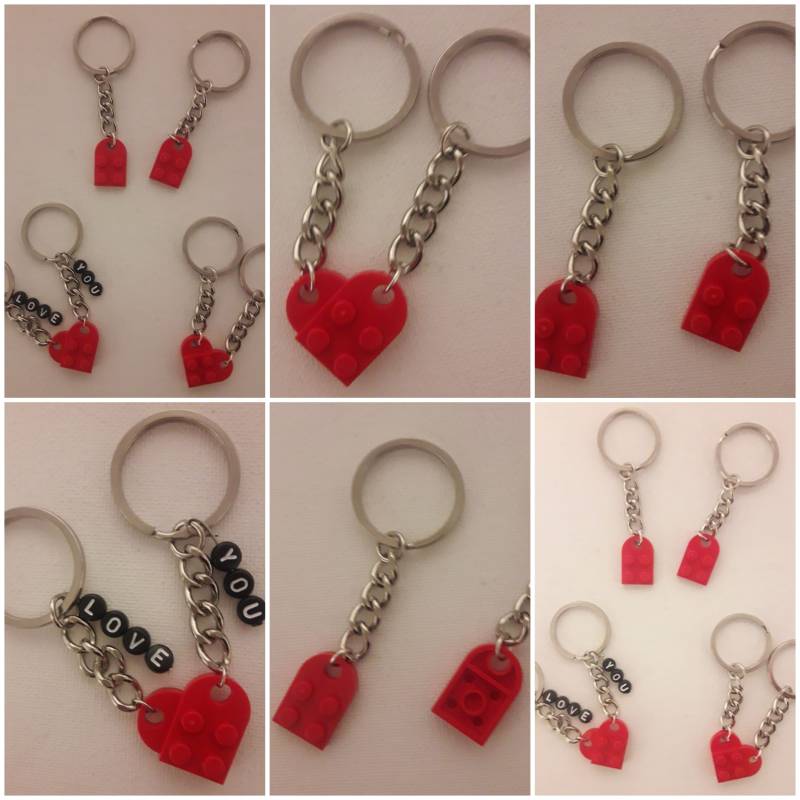 Set 2 Schlüsselanhänger Für Paare. 2Herzhälften Ergibt Ein Herz Anhänger - Auswahl- Via + Love You Text Set 2 Schlüsselanhänger Für Paare. 2Herzhälften Ergibt Ein Herz Anhänger - Auswahl- Via + Love You Text von Kreawusel