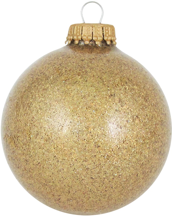 Krebs Glas Lauscha Weihnachtsbaumkugel "CBK03231, Weihnachtsdeko, Christbaumschmuck, Christbaumkugeln Glas", (Set, 6 St.), aus Glas von Krebs Glas Lauscha
