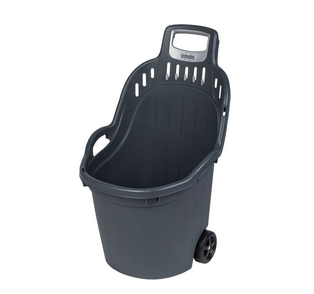 Kreher Trolley Gartentrolley "HELPY" 60 Liter (Grün/Grau) von Kreher