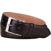 Kreis Ledermanufaktur 2-lagiger bombierter Ledergürtel in 85 von Kreis Ledermanufaktur