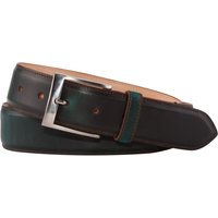 Kreis Ledermanufaktur 2-lagiger bombierter Ledergürtel in 85 von Kreis Ledermanufaktur