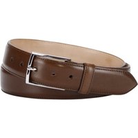 Kreis Ledermanufaktur Bombierter zweilagiger Premiumgürtel aus Kalbsleder in 105 von Kreis Ledermanufaktur