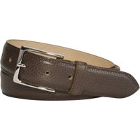 Kreis Ledermanufaktur Premium-Ledergürtel mit Scotchgrain-Narbenstruktur in 105 von Kreis Ledermanufaktur