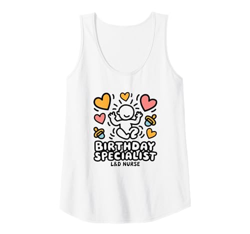 Damen Lustiges Design Geburtshilfe Krankenschwester Hebamme Humor Tank Top Damen Lustiges Design Geburtshilfe Krankenschwester Hebamme Humor Tank Top von Kreißsaal Krankenschwester Hebamme Geburt Humor
