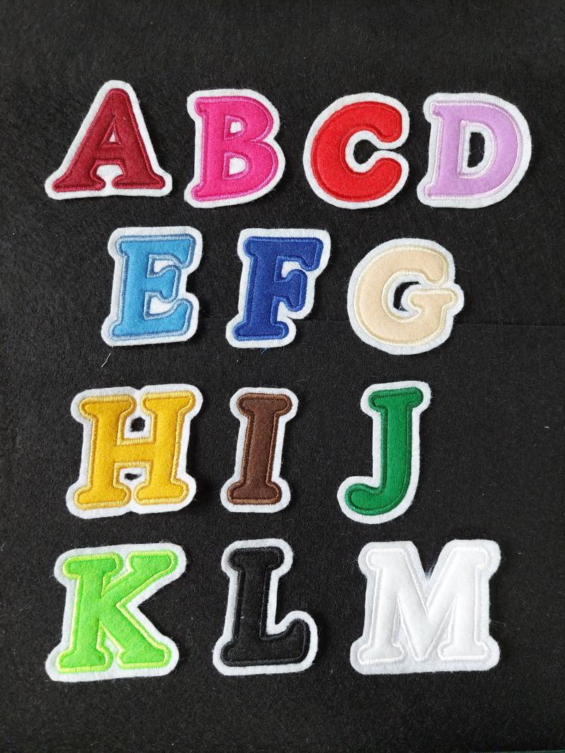 Filz - Buchstabe Applikation Gestickt, 5cm Hoch in 13 Farbewunsch Achtung Der Preis Gilt Pro Filz - Buchstabe Applikation Gestickt, 5cm Hoch in 13 Farbewunsch Achtung Der Preis Gilt Pro von Krere