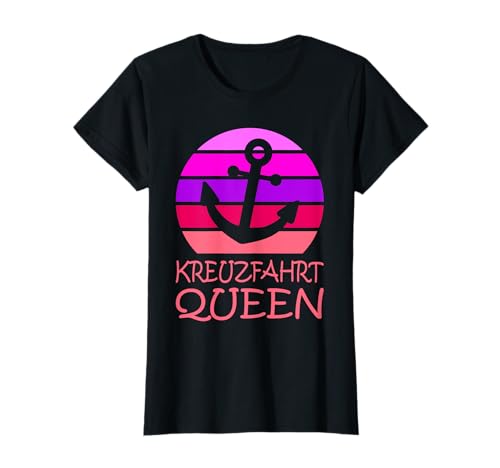 Kreuzfahrt Queen Kreuzfahrtschiff Seereise Schiff Damen T-Shirt Kreuzfahrt Queen Kreuzfahrtschiff Seereise Schiff Damen T-Shirt von Kreuzfahrt Lustiges