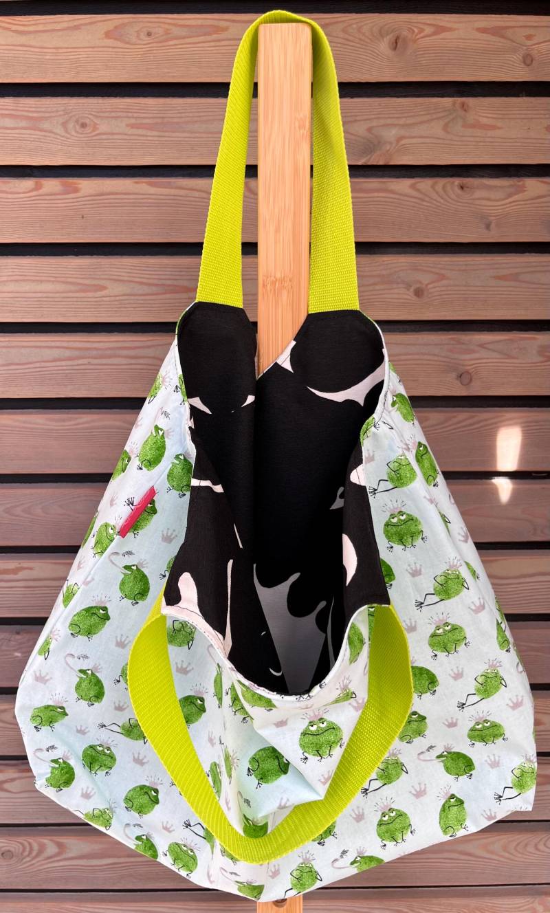 Wendetasche, Shopper, Einkaufstasche, Geschenkidee, Shoppingbag, Baumwolltasche, Tasche Wendetasche, Shopper, Einkaufstasche, Geschenkidee, Shoppingbag, Baumwolltasche, Tasche von KriKna