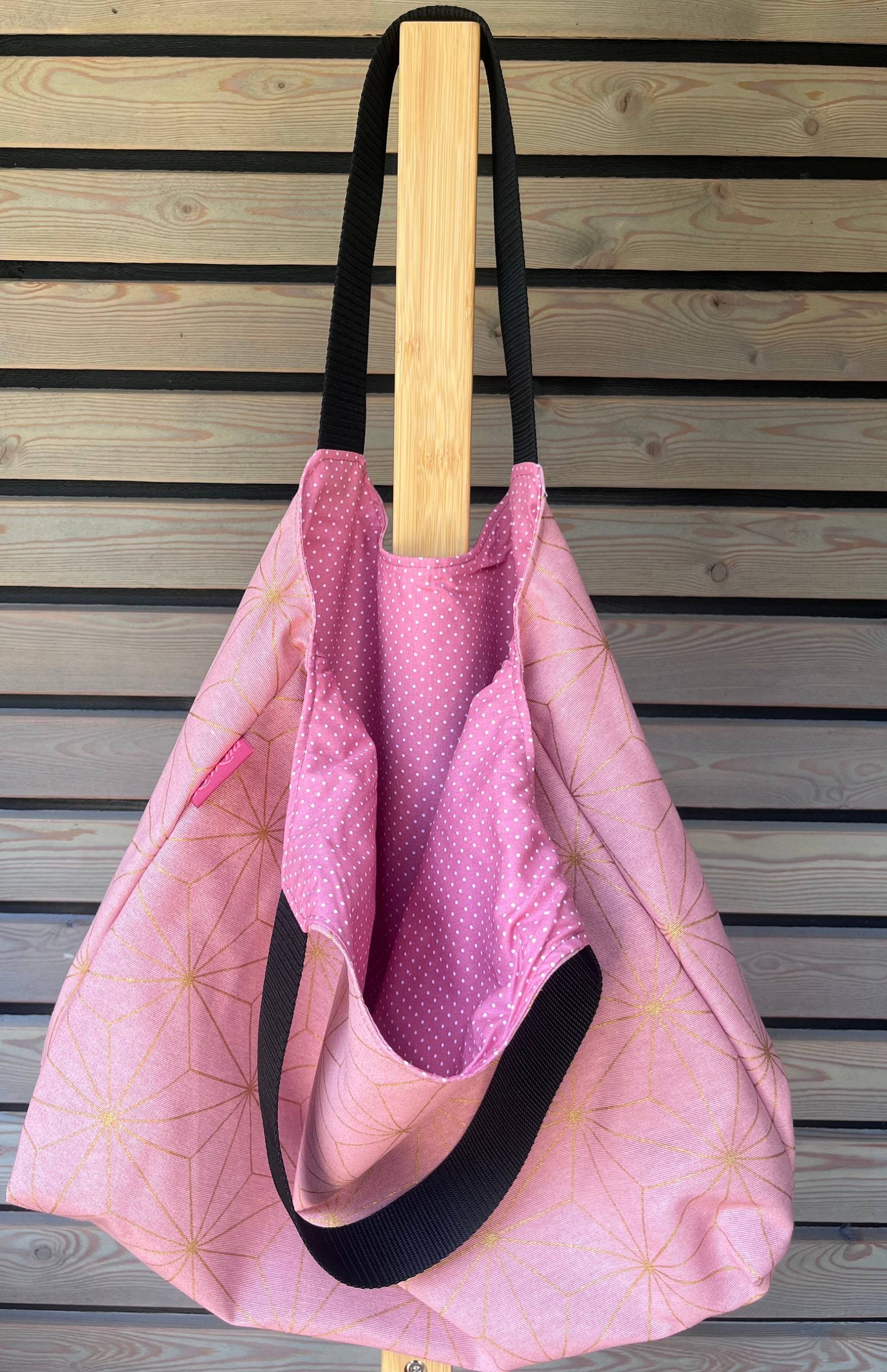 Wendetasche, Shopper, Einkaufstasche, Geschenkidee, Shoppingbag, Baumwolltasche, Tasche von KriKna