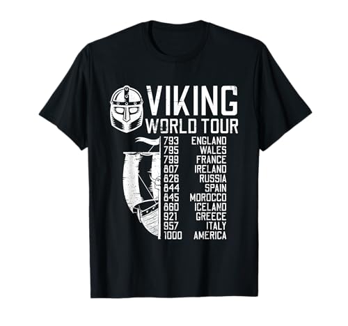Krieger des Nordens Outfit - Wikinger Welttournee Mythologie T-Shirt - Frauen - Kurzarm - Medium - Schwarz Krieger des Nordens Outfit - Wikinger Welttournee Mythologie T-Shirt - Frauen - Kurzarm - Medium - Schwarz von Krieger des Nordens Outfit