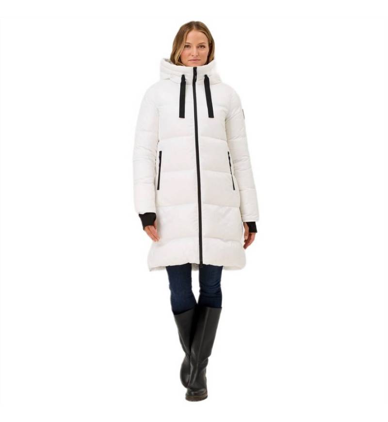 Krimson Klover Daunenmantel Compass Long Down (mit Kapuze, wärmeisolierung) weiss Damen von Krimson Klover