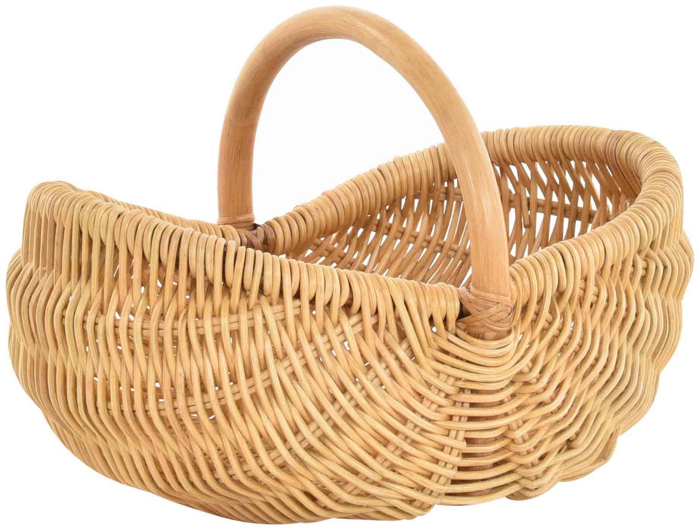 Krines Home Einkaufskorb Rattankorb mit Bügel zum Einkaufen Einkaufskorb geflochten Tragekorb, leicht und stabil mit Griff Bügelkorb Shopper Krines Home Einkaufskorb Rattankorb mit Bügel zum Einkaufen Einkaufskorb geflochten Tragekorb, leicht und stabil mit Griff Bügelkorb Shopper von Krines Home