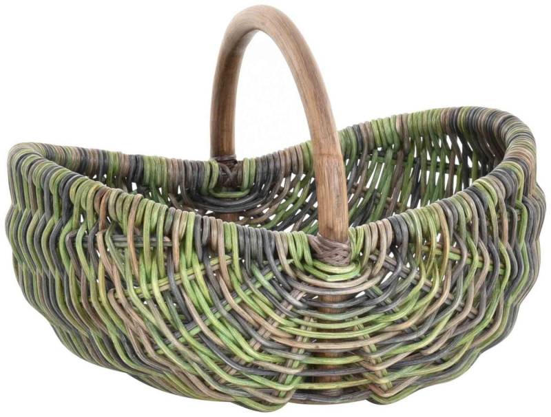 Krines Home Einkaufskorb Rattankorb mit Bügel zum Einkaufen Einkaufskorb geflochten Tragekorb, leicht und stabil mit Griff Bügelkorb Shopper Krines Home Einkaufskorb Rattankorb mit Bügel zum Einkaufen Einkaufskorb geflochten Tragekorb, leicht und stabil mit Griff Bügelkorb Shopper von Krines Home