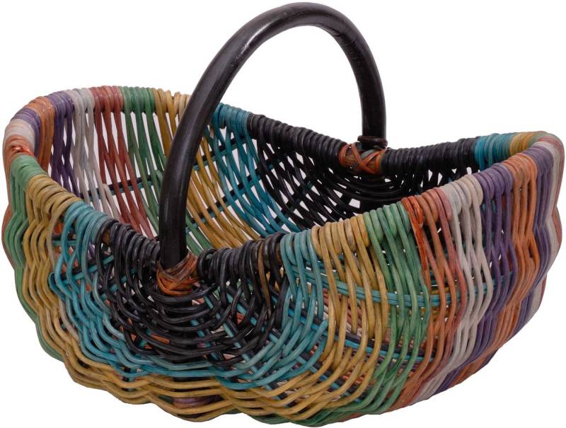 Krines Home Einkaufskorb Rattankorb mit Bügel zum Einkaufen Einkaufskorb geflochten Tragekorb, leicht und stabil mit Griff Bügelkorb Shopper Krines Home Einkaufskorb Rattankorb mit Bügel zum Einkaufen Einkaufskorb geflochten Tragekorb, leicht und stabil mit Griff Bügelkorb Shopper von Krines Home