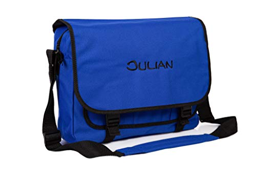 Umhängetasche, Dokumententasche, royal/schwarz, personalisiert mit Name oder Wunschtext Bestickt. Perfekt für Freizeit und Beruf. Umhängetasche, Dokumententasche, royal/schwarz, personalisiert mit Name oder Wunschtext Bestickt. Perfekt für Freizeit und Beruf. von Krings Fashion