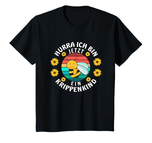 Krippen Kind Beginn I Ich bin jetzt ein Krippenkind Geschenk T-Shirt Krippen Kind Beginn I Ich bin jetzt ein Krippenkind Geschenk T-Shirt von Krippen Beginn I Anfang Kinderkrippe Shirt I Biene